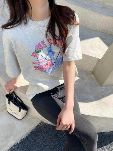 新版小熊T，女装，暖色气流