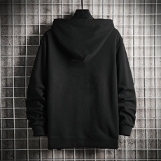 KS21262-P38连帽开衫卫衣男运动外套大码班服网格，男装卫衣，电商A040A