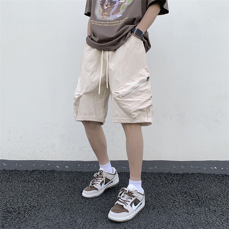 高品质潮流大口袋休闲短裤宽松大码五分裤A161-D9207-P45,男装休闲裤,电商A161