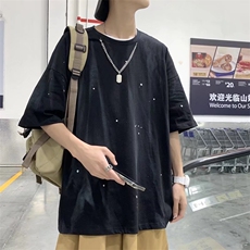 男圆领T恤宽松短袖Y37P28，男装T恤，星座1116-2