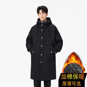 风衣男中长款大衣男加绒棉衣男F174薄P90加棉P100特价无影一