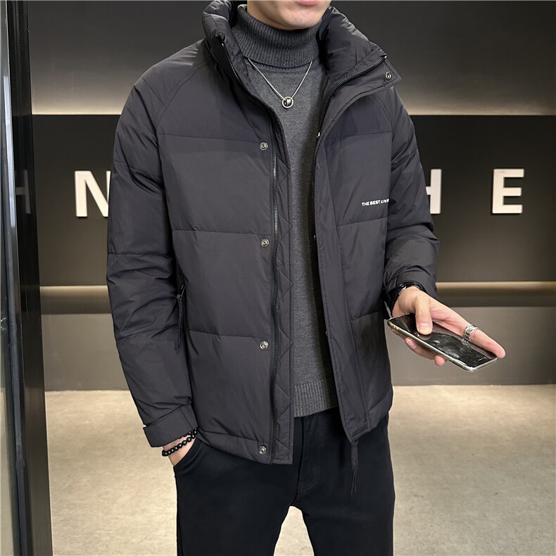 冬季新标白鸭绒简约百搭防寒加厚羽绒服外套上衣男YR101P165,男装羽绒服,电商B226-2（原B217-2）