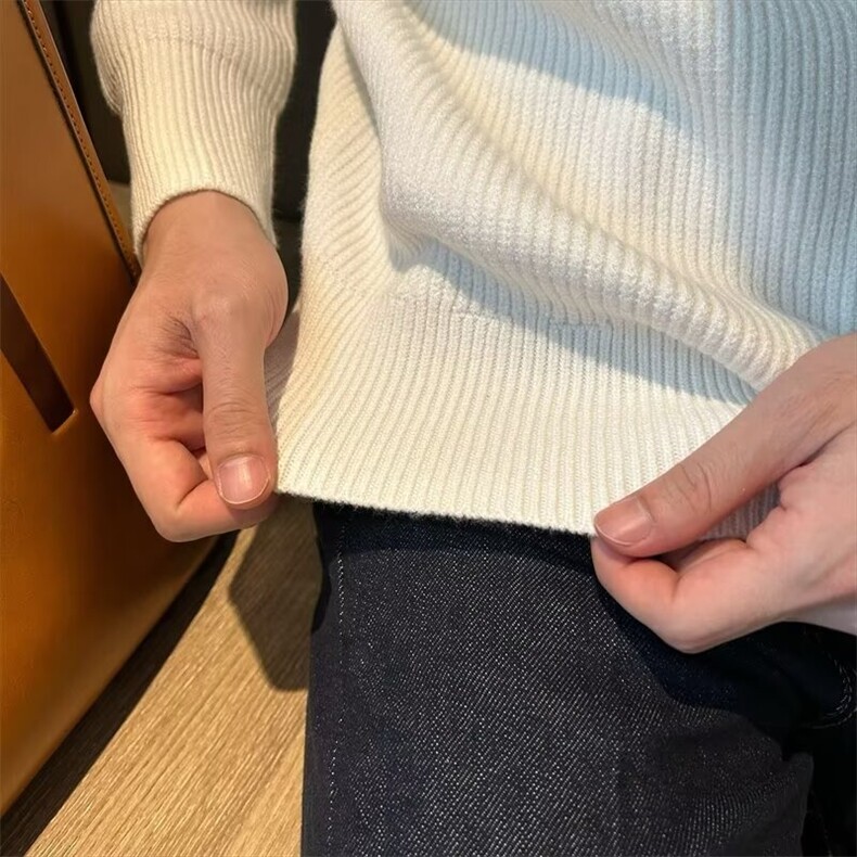 P40网络图B520原版高品质针织衫黑色白色深灰色M~3XL,男装针织衫/毛衣,星座506A