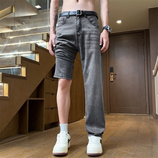 高端天丝牛仔裤男2026新款春夏莱赛尔工装冰丝休闲长裤Z2519-P50，男装牛仔裤，星座509