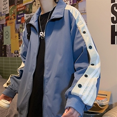 21春季新款夹克男韩版潮流潮牌宽松ins外套港风休闲上衣8818-P45，男装夹克，星座1008-1