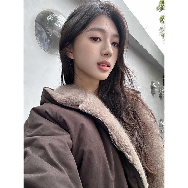 两面穿现货重磅短款座山雕棉衣男女双面穿毛毛绒棉服加厚外套，男装棉衣，电商A486