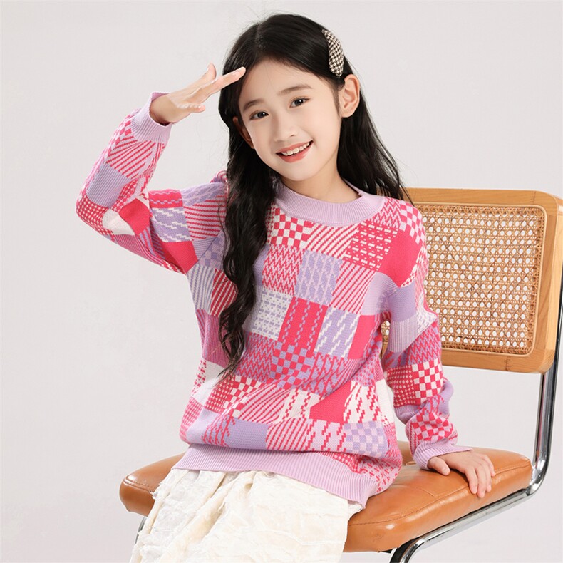 秋季2025时尚百搭通勤简约休闲套头，童装卫衣/绒衫，斯美雅电商供货