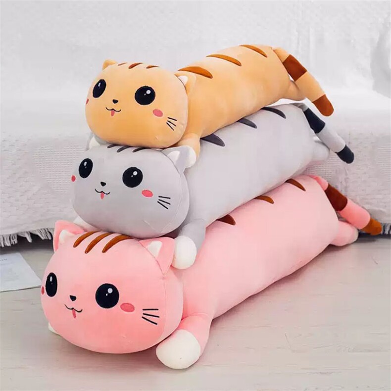 趴猫抱枕，皮皮乐园毛绒玩具