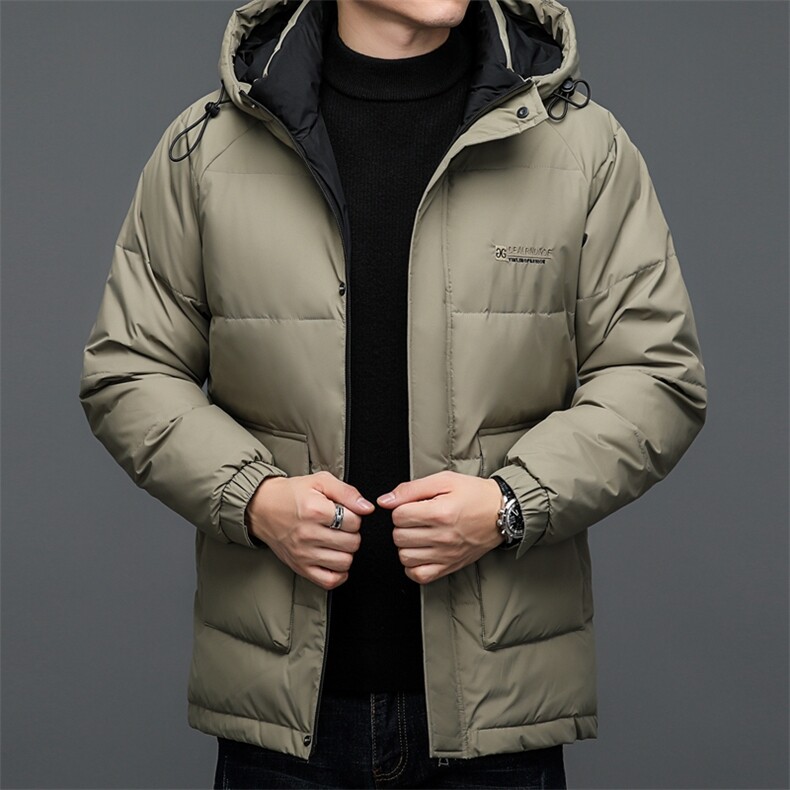 男装连帽羽绒服男2023新款中年男士商务休闲冬季加厚保暖爸爸外套,男装羽绒服,电商B212（原钱塘6029）