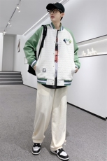 秋装新款休闲夹克棒球服男女同款中性风情侣款刺绣外套8013-P95，男装夹克，电商A441-1