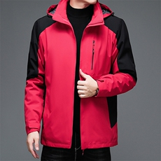 秋冬连帽加绒可脱卸内胆冲锋衣（需加店铺下单）BSN2250-P148，男装棉衣，星座1105-3