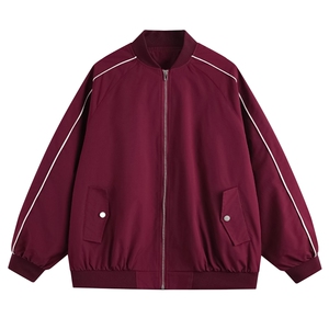 光板得物唯品二开 春装包边棒球服夹克外套 F605 TP58图片