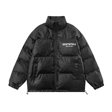 特批平铺宽松字母印花休闲立领PU皮棉服A247-MY84501特批95控158，男装棉衣，电商A247