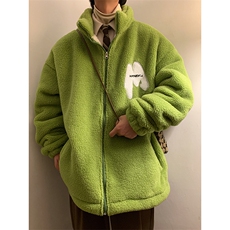 羊羔毛棉衣外套加厚棉服夹克厚港风日系棉袄1016-1W57P118K158，男装夹克，星座1016-1（原电商B408-1）