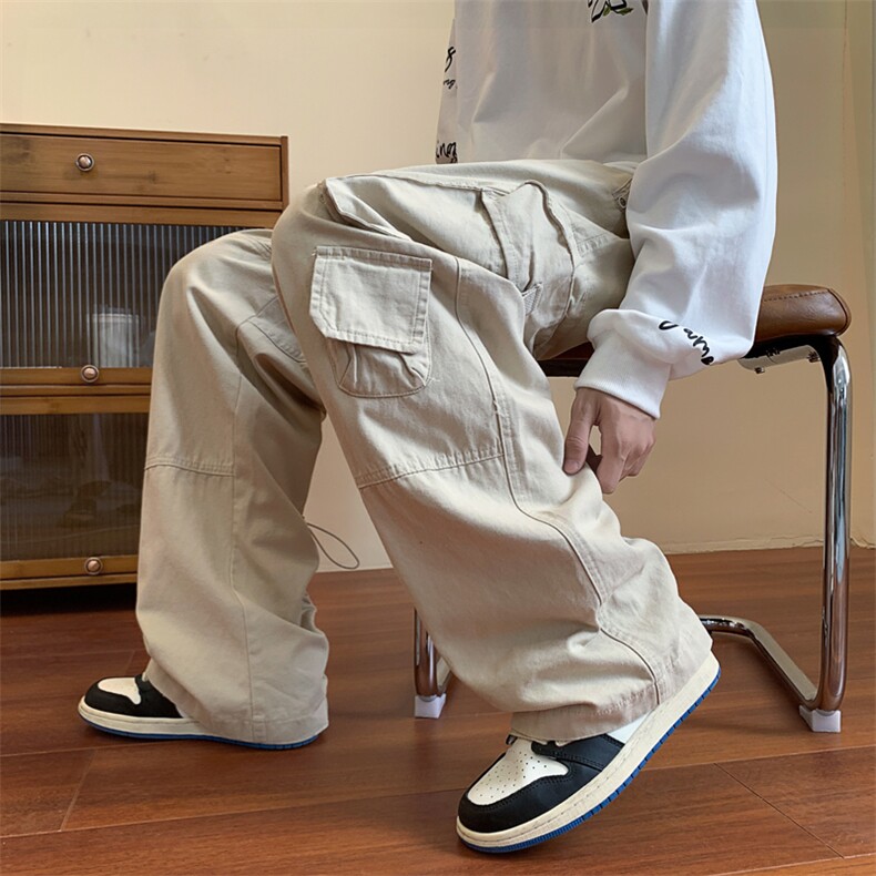 现货美式机能冲锋裤男夏季日系复古休闲工装裤直筒裤K5249-P55,男装休闲裤,星座512-4