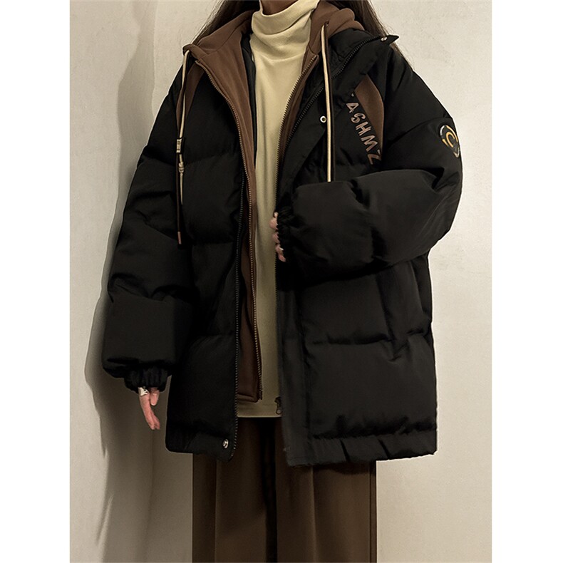 冬季宽松/假两件休闲外套潮加厚棉衣XZ102B-1M8007-P125,男装棉衣,星座102B-1