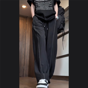 网图 抖音品质 夏季薄款凉感冰丝裤休闲长裤 K2529 P30图片