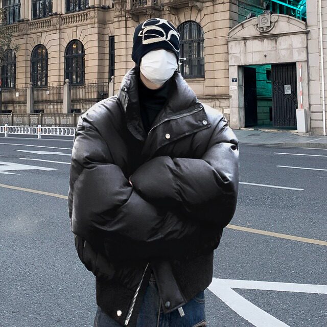 冬季加厚男款棉服冬装宽松百搭棉衣面包服外套纯色棉袄1340P85,男装棉衣,星座410-2