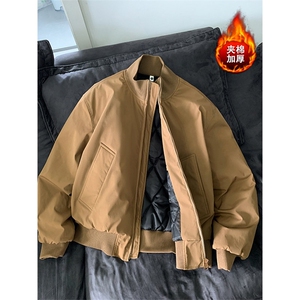 美式飞行夹克男冬季高级感痞帅加厚短款cleanfit外套TTF102 P65图片