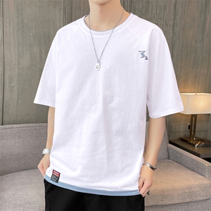 短袖t恤店主风男士圆领潮流体桖夏季印花衣服TC3021-P25图片