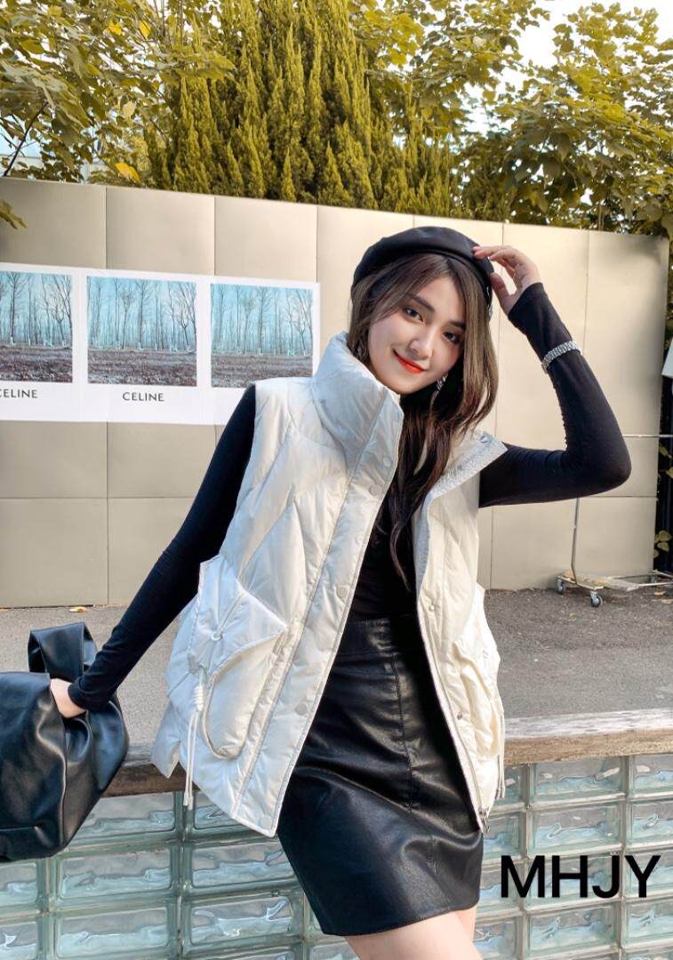 2021#冬羽绒马甲，女装马甲，美合佳彦