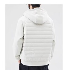 轻薄棉衣棉服男秋冬季加厚连帽拼接开衫夹克外套男士宽松休闲棉袄，男装夹克，星座506A
