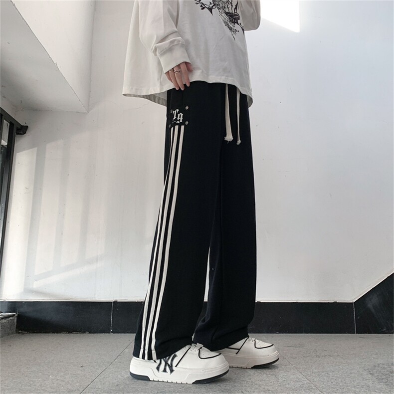 KZ17-P50控68M-5XL条纹直筒休闲裤，男装休闲裤，电商D232A