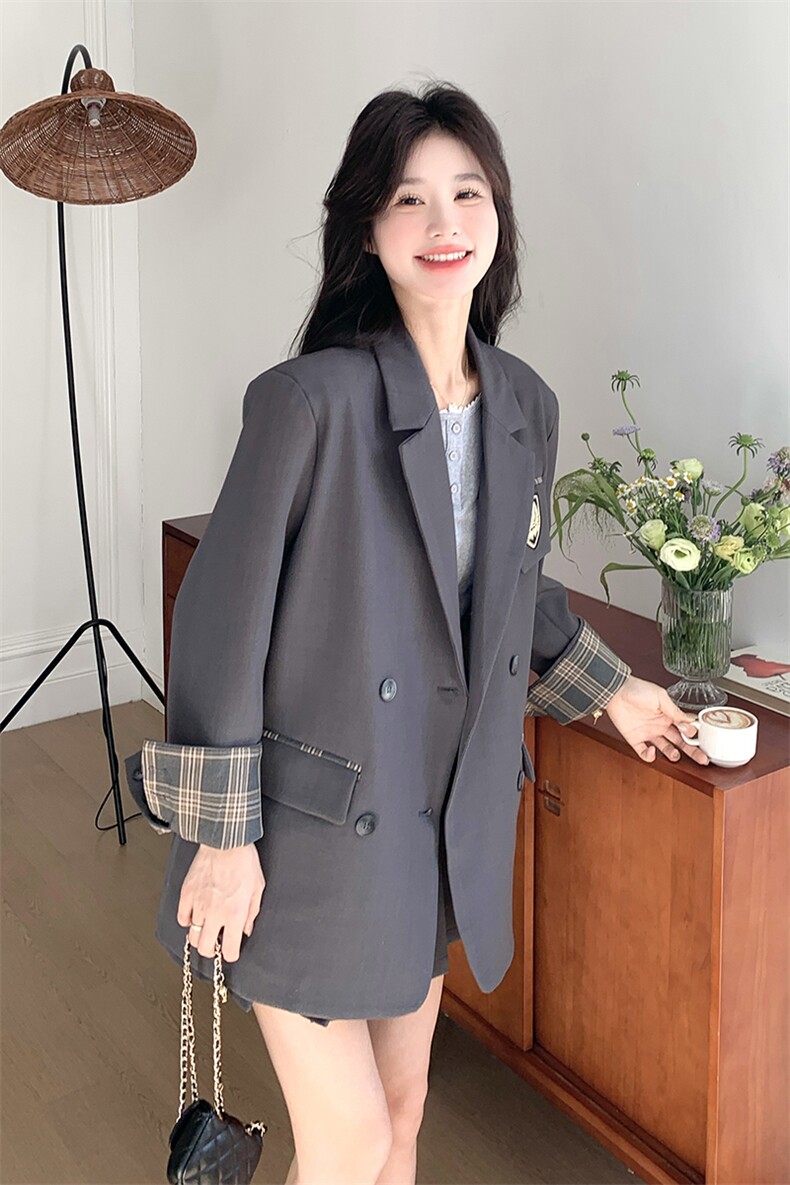 西装套装210-6503-P195-K2882025年秋季,女装套装/套裙,韩蜜菓