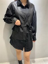 假两件皮衣，女装皮衣，泓利