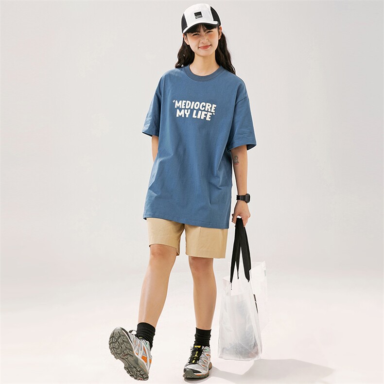 2024夏季新款男装日系潮牌纯棉印花圆领宽松短袖休闲T恤T952-F39,男装T恤,电商A101（原外27）