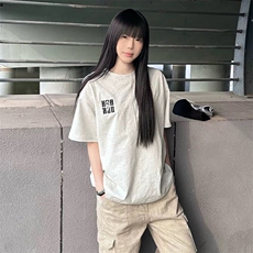 万针全刺绣工艺抖音得物高品质260克重磅纯棉双纱美式高街短袖T恤，男装T恤，电商A486