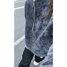 特批55抖音数据款棒球领雾感夹克街头教练翻领外套JK3060，男装夹克，电商A128