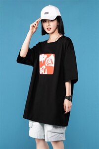 夏季风印花中性风三色宽松T恤 A071-5508-P25（控38）图片