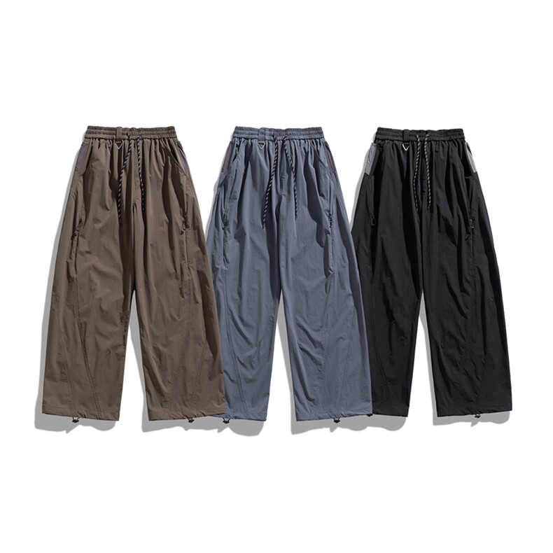 春季新款现货男女同款直筒休闲裤DSA157B-K2618-P50图片