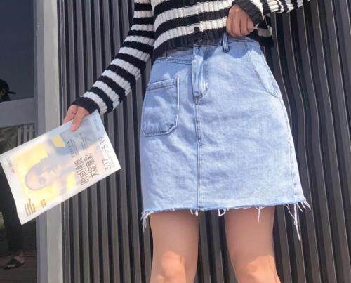 牛仔短裙，女装，时尚姐妹