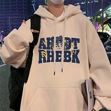 CM016P60加绒65潮宽松连帽卫衣男秋冬2025新款纯棉帽衫，男装卫衣，星座304A-1