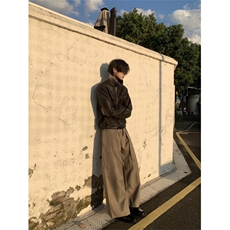 现货-XZ1005-1-TTH9999-双面穿千鸟格内里PU皮夹克外套，男装夹克，星座1005-1