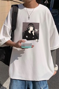 Q11122-P30春夏季七分袖t恤男大码五分袖男短袖中袖，男装T恤，电商A040