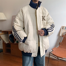 ！2025冬季新款男士立领棉服撞色情侣棉衣外套MY202特P80，男装棉衣，电商B220
