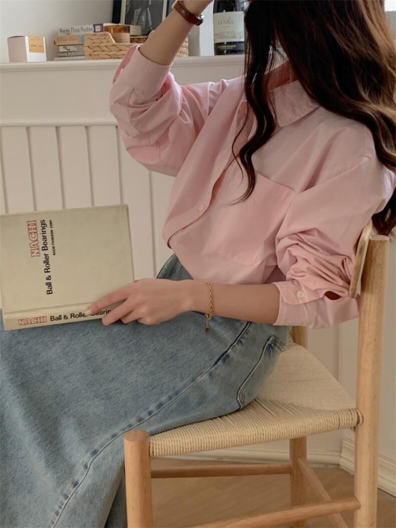 【现货】糖果色韩版宽松衬衣，其它，DAP