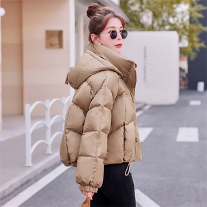 短款连帽羽绒服女2023冬季新款女装白鸭绒外套！现货达标90可退现图片