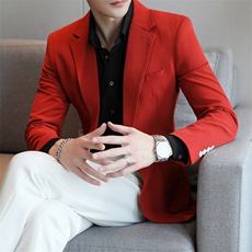 2025春季大货S-5XL男士休闲西装单西外套上衣DX6811P165，男装西服套装，电商D216