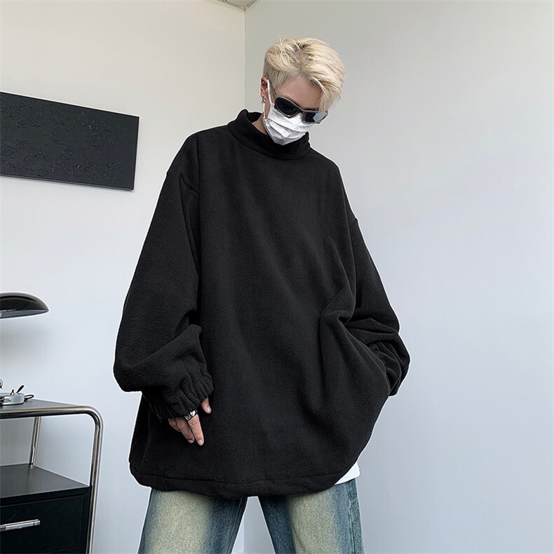 WY92-P42美式宽松型摇粒绒中领卫衣,男装卫衣,星座1501-1