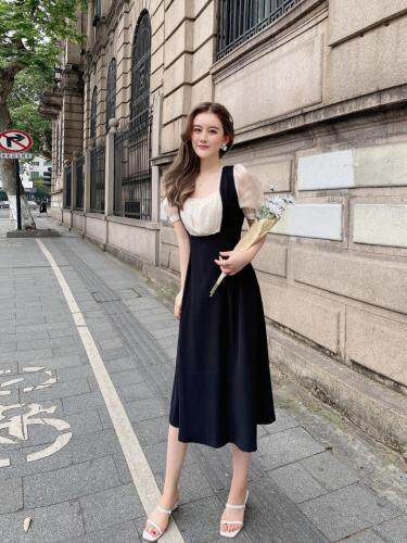 【现货】韩版钉珠连衣裙,女装连衣裙,艾丹迪蔓