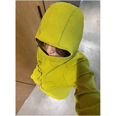 白色华夫格连帽卫衣男款专业晨跑速干衣户外运动骑行服长袖打底衫，男装T恤，电商C310