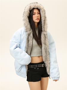 潮流宽松棉衣高街潮牌休闲棉服A161-9980-P88图片