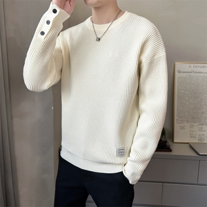 M-2XL B353 MY909 P80 绿店主风宽松秋冬男士潮版针织衫套头毛体图片