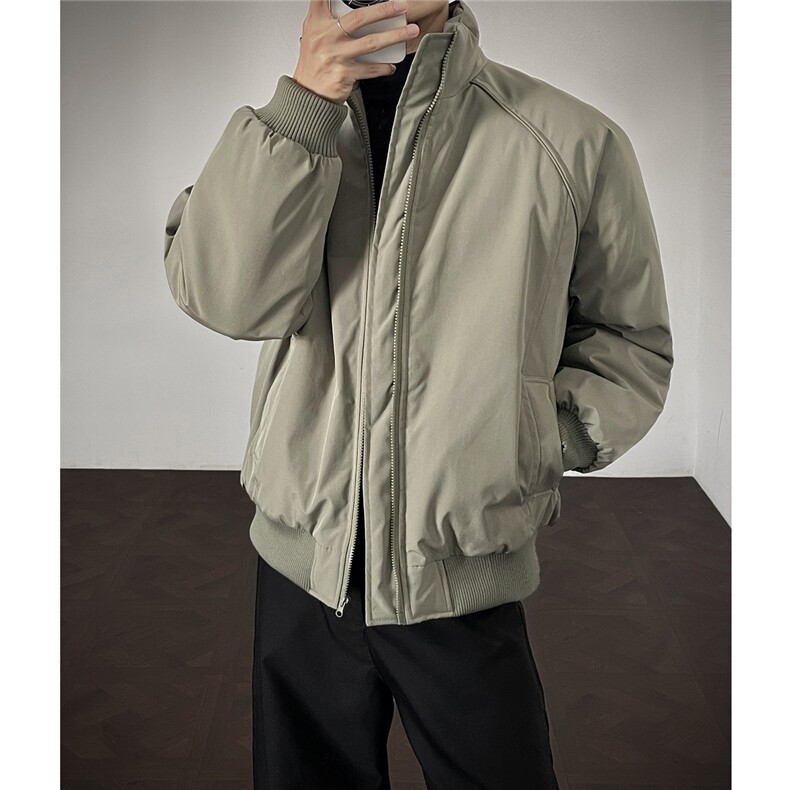 潮牌美式解构立领棒球服棉衣男秋冬中性风保暖棉服A3699特p68,男装棉衣,四季星座1118-1