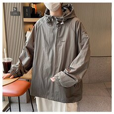 日系宽松连帽防晒服夏季户外轻薄防晒衣男女情侣外套潮FW51-P40，男装夹克，星座1008