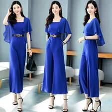 夏季新款高腰显瘦阔腿裤女宽松休闲裤百搭时尚气质长裤，女装休闲裤，时尚俏佳人